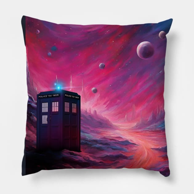 TARDIS Pillow by SimonBreeze