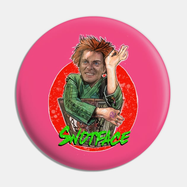 Drop Dead, Fred! Snotface Pin by Elizachadwickart 