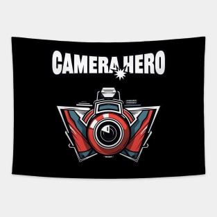 Camera Hero – Super Hero Photographer Tapestry