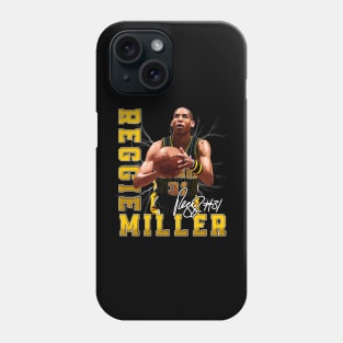 Reggie Miller Choke Sign Basketball Legend Signature Vintage Retro 80s 90s Bootleg Rap Style Phone Case