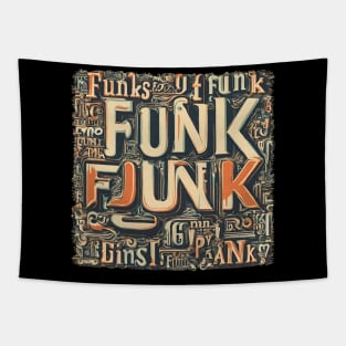 Funky Retro Art Tapestry