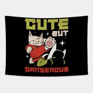 Cute But Dangerous Funny Karate Gift Tapestry