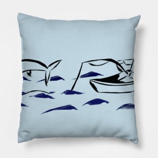 Old Man and the Sea Pillow