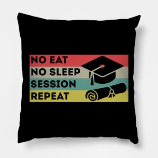 Student session college university teacher funny humor meme Pillow