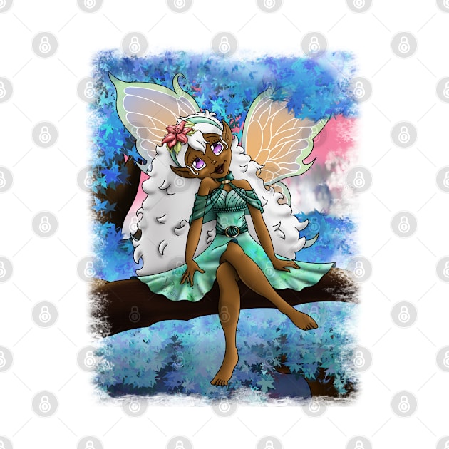 African American Fairy inTree by treasured-gift