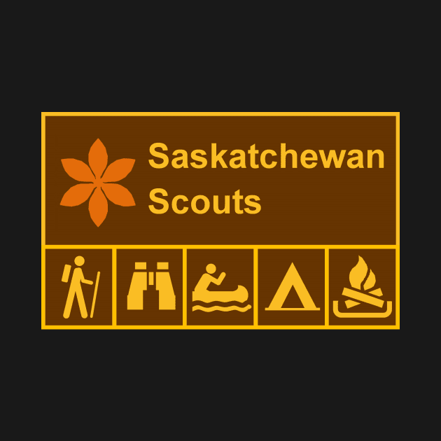 Saskatchewan Scouts Park Sign by YQRscouts