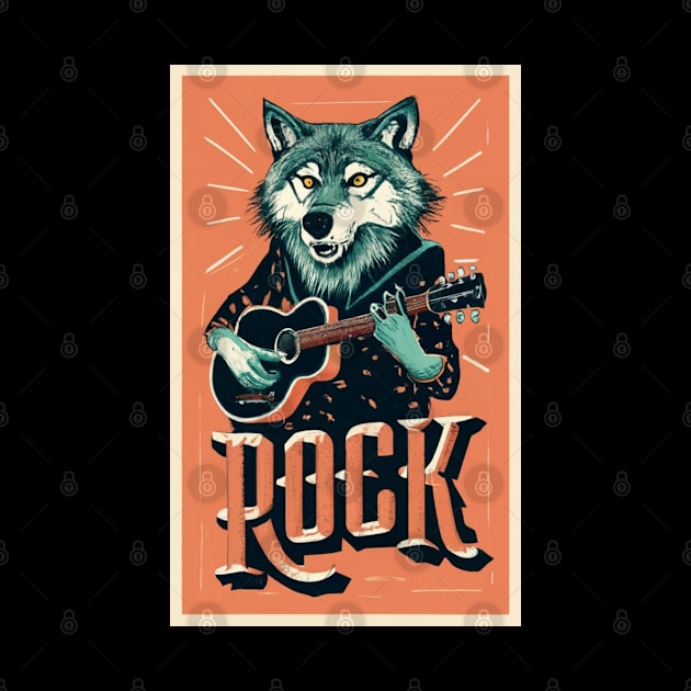 Rock Tee Shirt by Abeer Ahmad