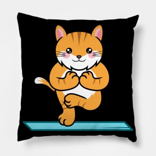 Yoga With My Cat - My Yoga Pillow