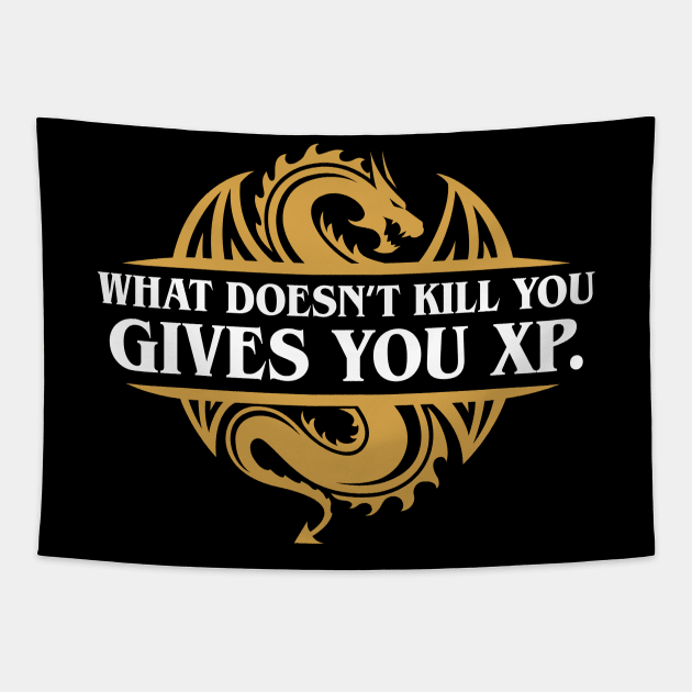 What Doesn't Kill You Gives You XP RPG Tapestry by pixeptional