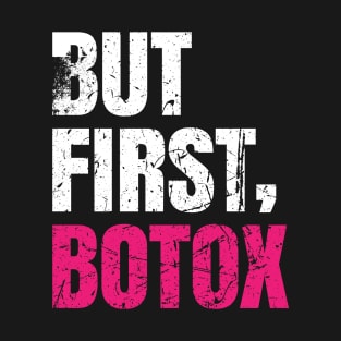 But first, botox! Vintage Distressed pink T-Shirt