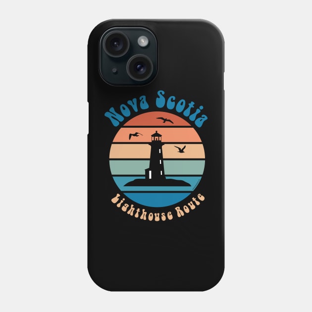 Lighthouse Route Phone Case by Nova Scotia Home 