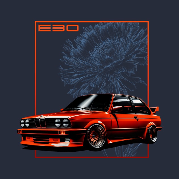 E30 Red-Orange by Kid Relic