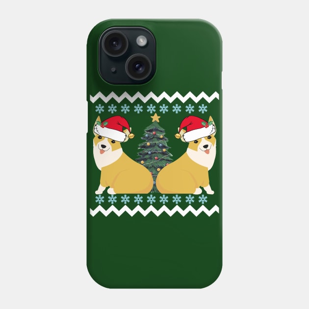 Cute Christmas Corgi Santa Phone Case by epiclovedesigns