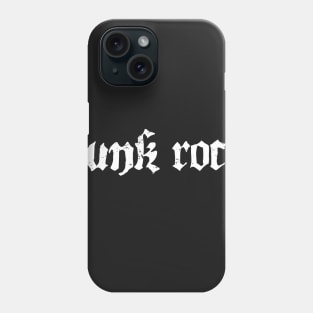 Gothic Punk Rock Text Phone Case