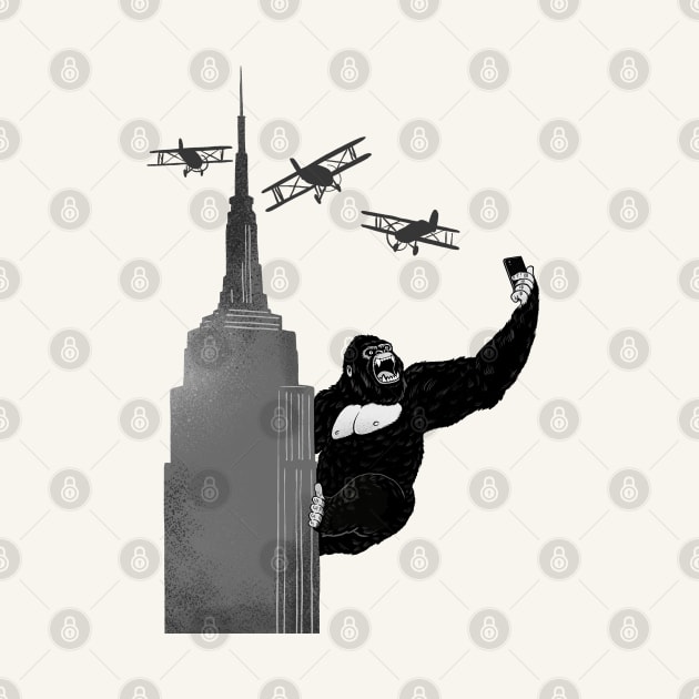 Selfie King Kong by bignosework