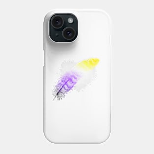 Enby Feather Phone Case