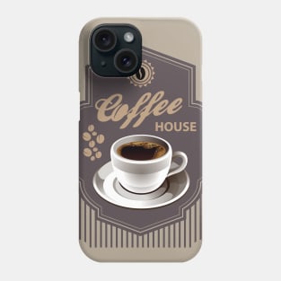 Vintage coffee cup Phone Case