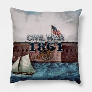 Civil War 1861 Pillow