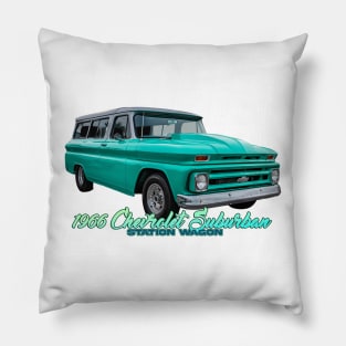 1966 Chevrolet Suburban Station Wagon Pillow