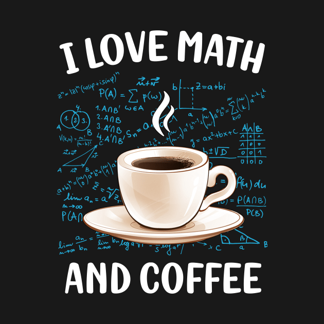 I Love Math And Coffee by cruztdk5