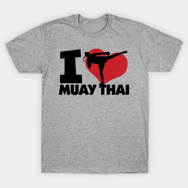 Love Muay - Boxing - T-Shirt | TeePublic