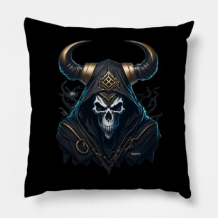 hip-hop skull Pillow