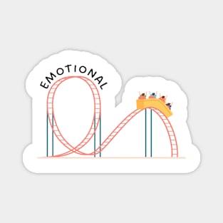 Emotional Rollercoaster Magnet