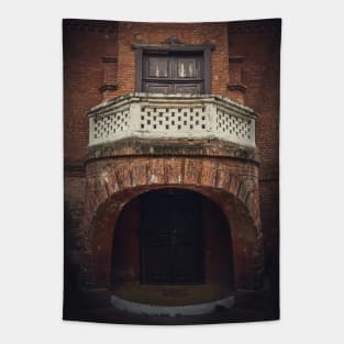 abandoned house facade Tapestry