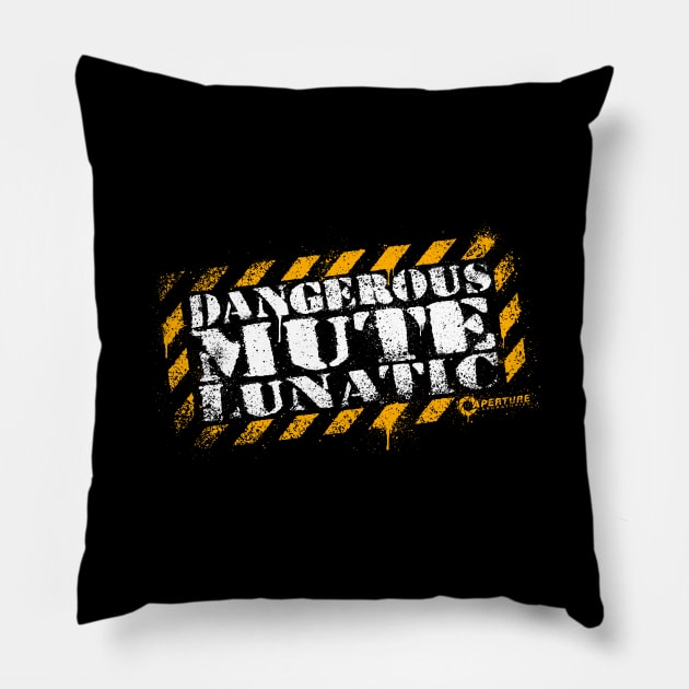 Dangerous Mute Lunatic Pillow by R-evolution_GFX