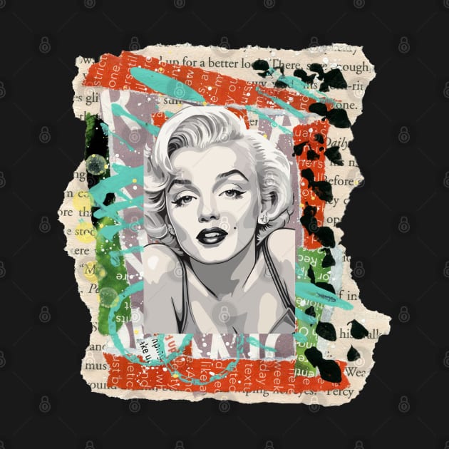 Marilyn Monroe vintage by CatCoconut-Art