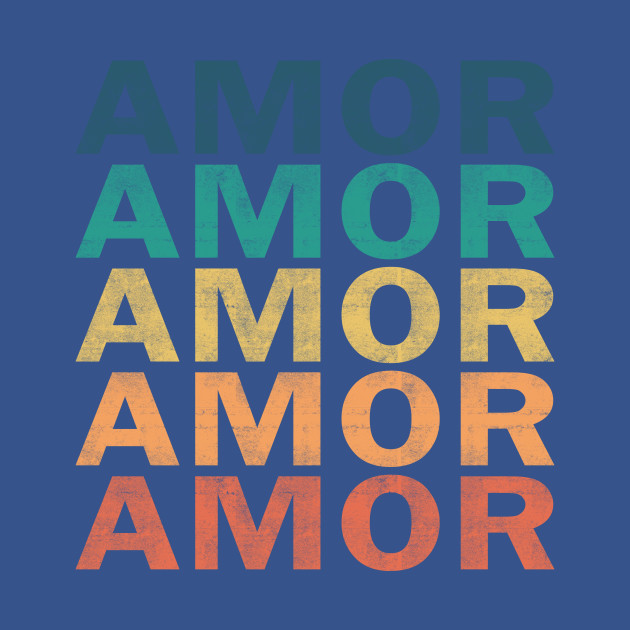 Disover Amor Name T Shirt - Amor Vintage Retro Name Gift Item Tee - Amor - T-Shirt