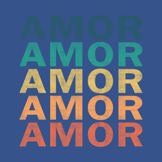 Discover Amor Name T Shirt - Amor Vintage Retro Name Gift Item Tee - Amor - T-Shirt