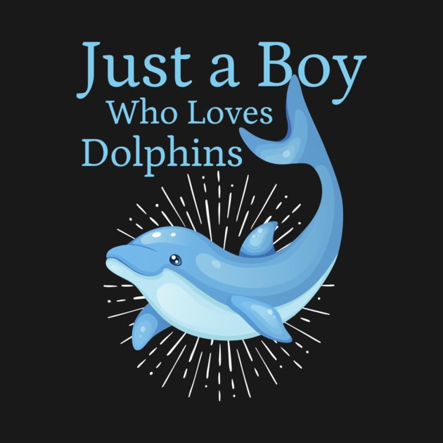 Just a boy who loves Dolphins classique by Jennifer Wirth