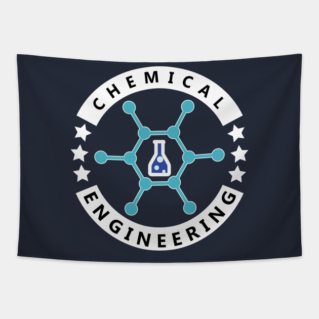 chemical engineering chemistry engineer Tapestry by PrisDesign99