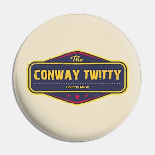 Conway Twitty Pin