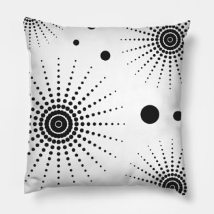 Black dots Pillow