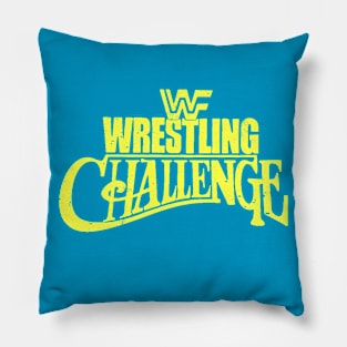 Classic Wrestling Challenge Banner Pillow