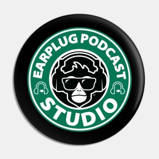 Earplug Starbucks logo tee Pin