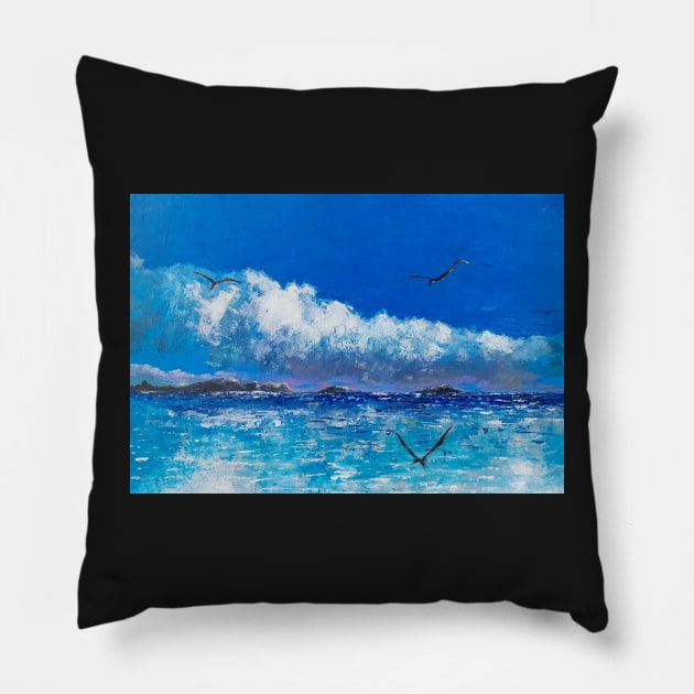 birds eye view Pillow by Stufnthat