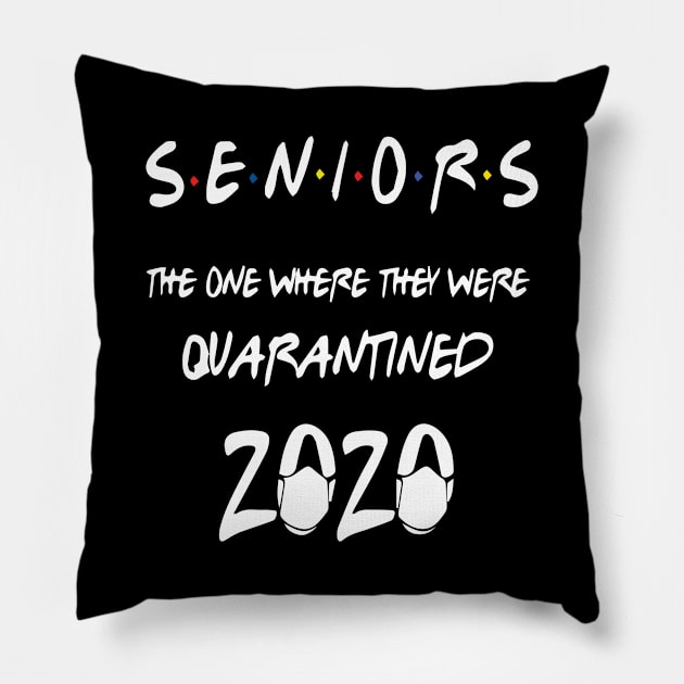 Senior Class Of 2020 Graduation Funny Quarantine Pillow by TheYouthStyle