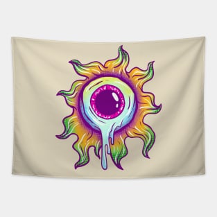 Trippy Melted Eye Tapestry