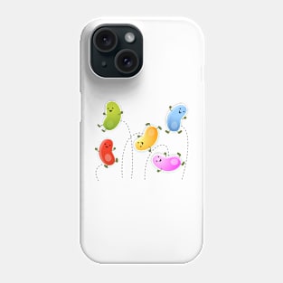 Cute funny jellybeans cartoon Phone Case