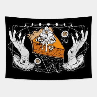 Cursed pumpkin pie Tapestry