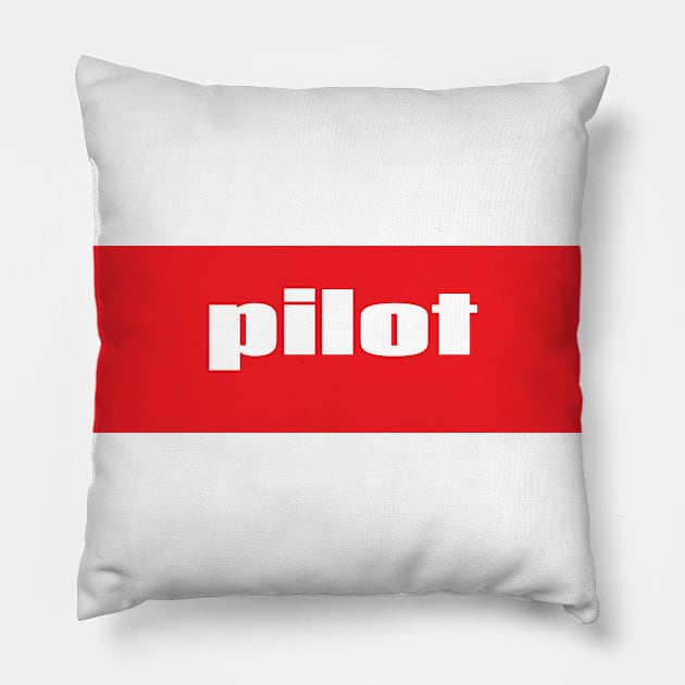 Pilot Pillow by ProjectX23Red