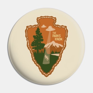 The Parks Know -UFO Pin