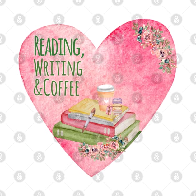 Reading, Writing & Coffee by StuffWeMade