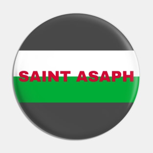 Saint Asaph City in Wales Flag Pin