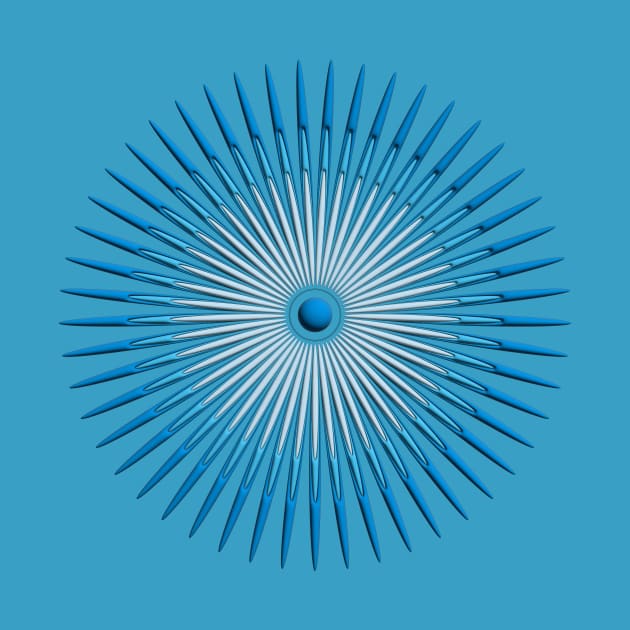 concentric blue by desingmari