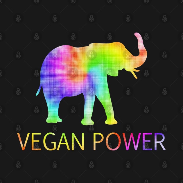 Vegan Power Batik Elephand by Stoney09