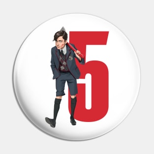Five is the Deadliest Number Pin